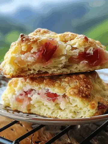 Roasted Rhubarb Scones with Premium Organic Flour – The Perfect Springtime Brunch Recipe