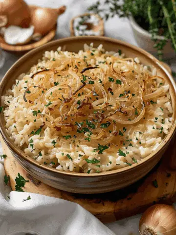 French Onion Soup Rice
