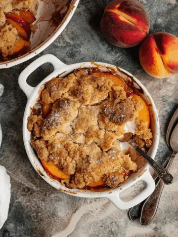 Homemade Peach Cobbler