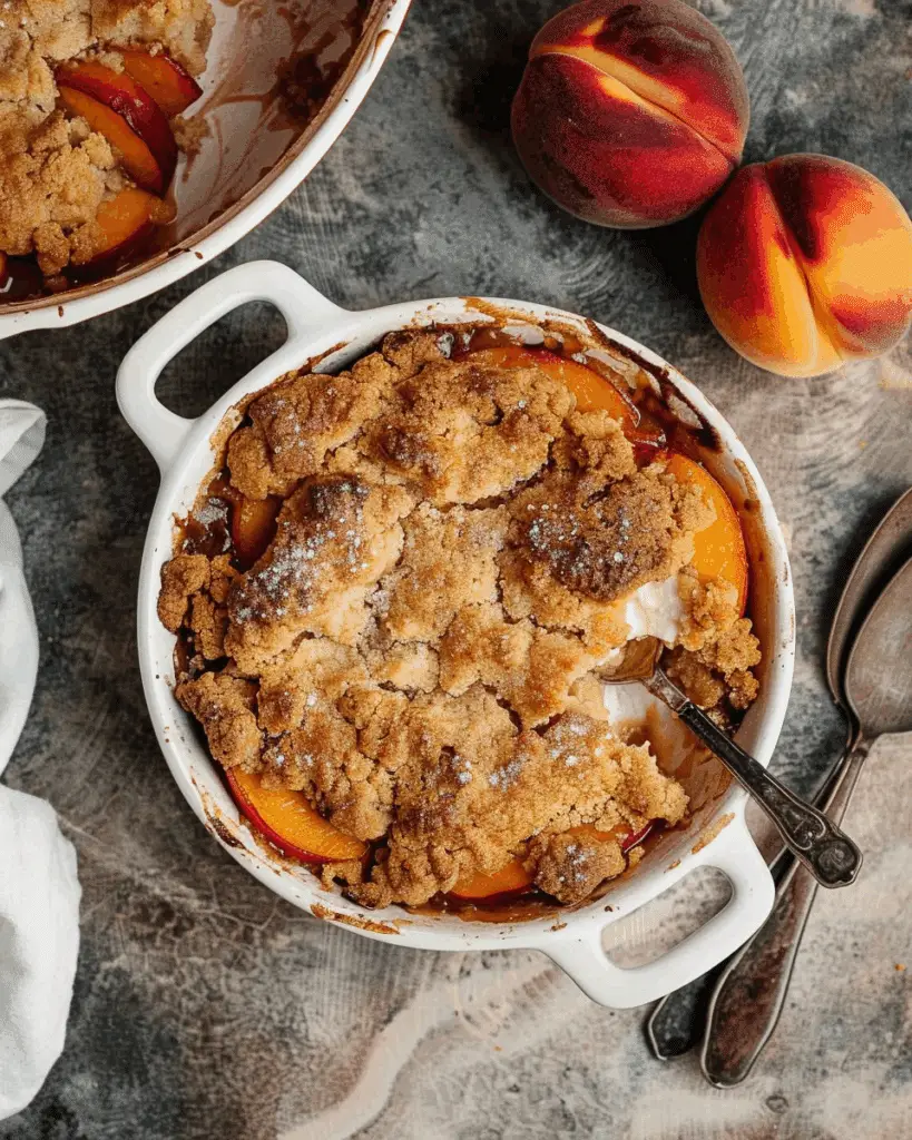 Homemade Peach Cobbler