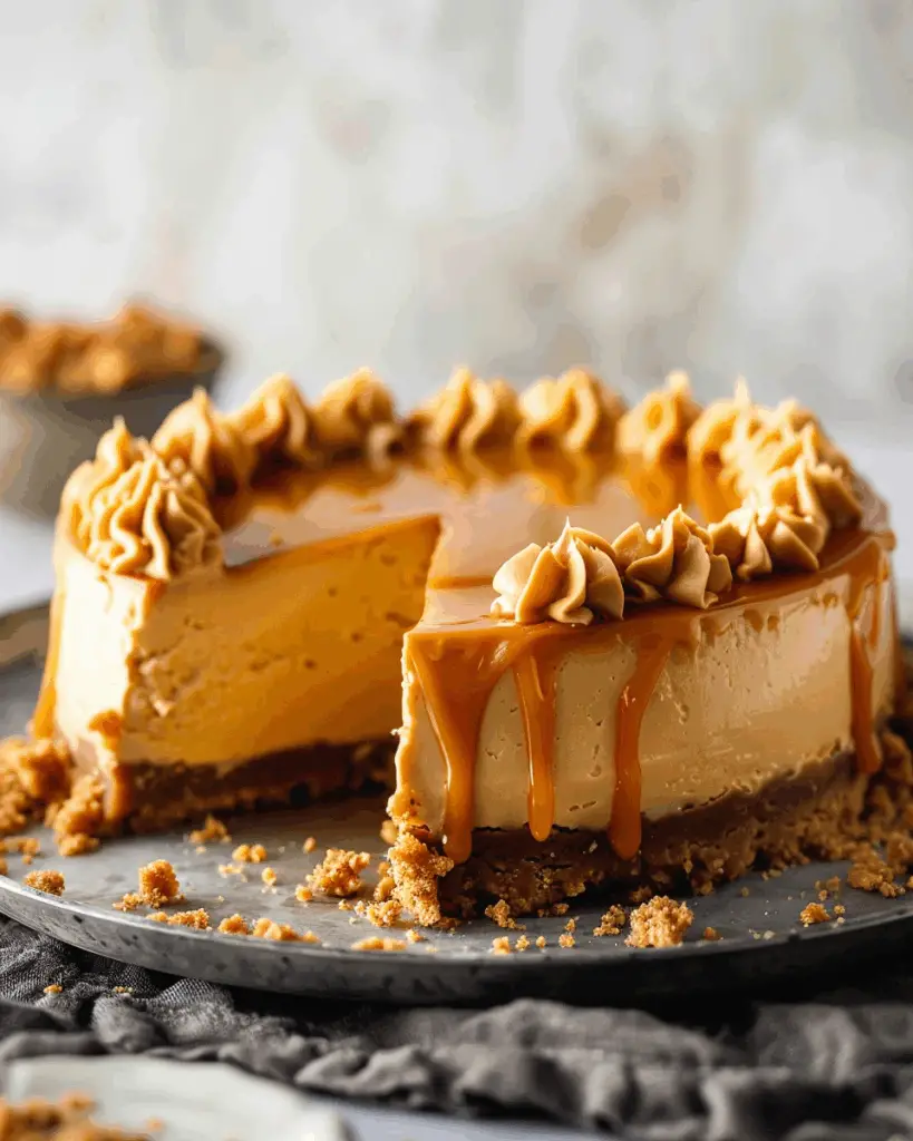 Loaded Butterscotch Cheesecake