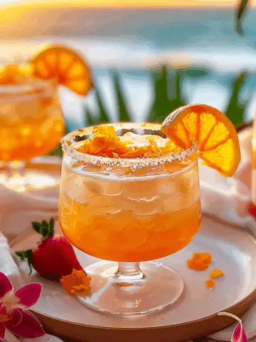 Malibu Sunset Cocktail