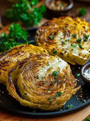 Easy Roasted Cabbage Steaks