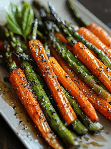 Roasted Asparagus & Carrots