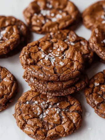Salted Brownie Cookies