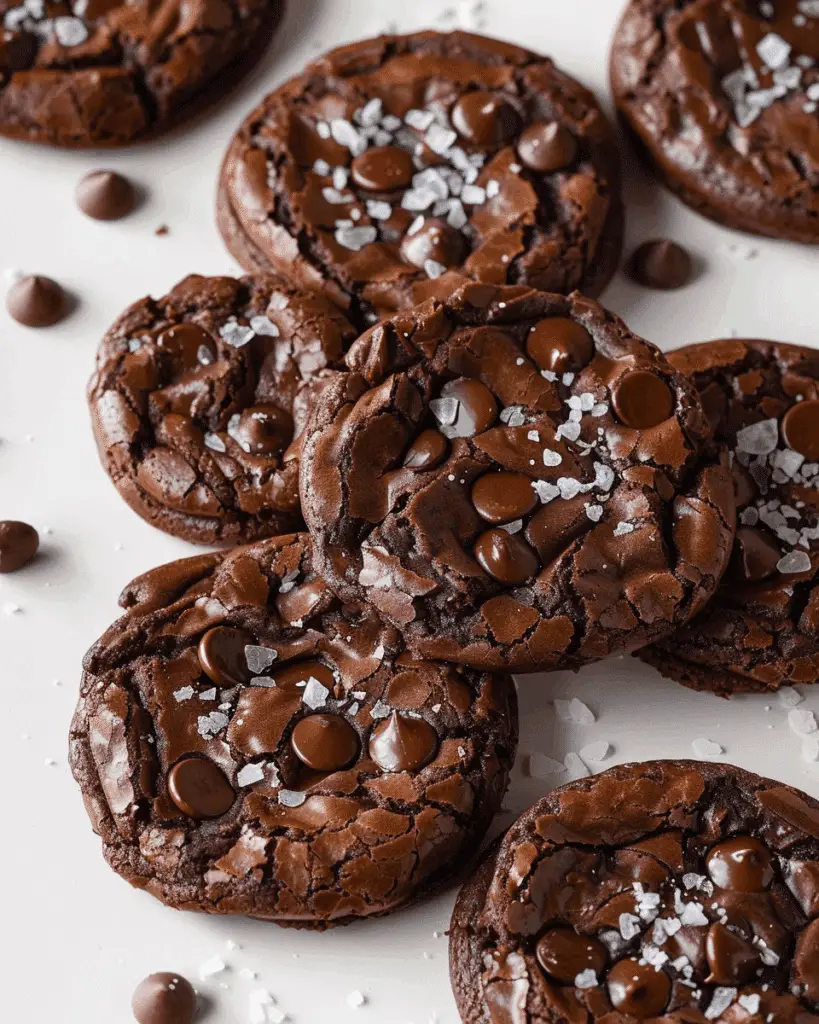 Salted Brownie Cookies