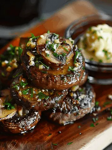 Steakhouse Garlic Butter Mushrooms