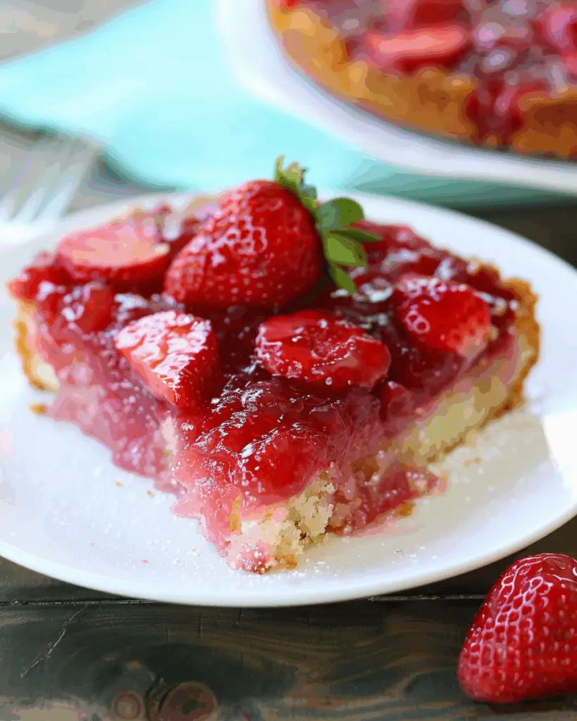 Strawberry Upside Down Cake