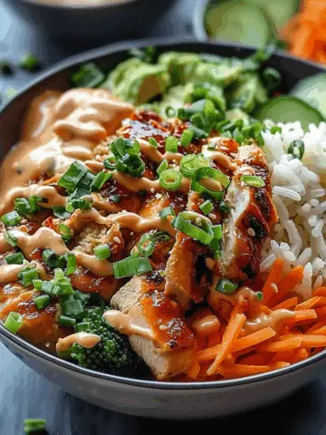 Bang Bang Chicken Bowl