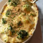 Cheesy Baked Potatoes with Broccoli Cheese Sauce
