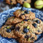 Blueberry Pistachio Oatmeal Cookies