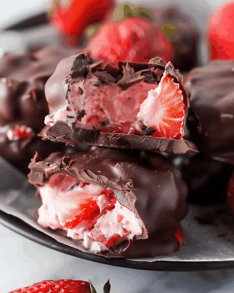 Chocolate Strawberry Yogurt Clusters