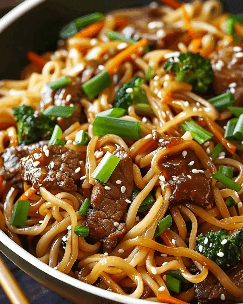 Easy One-Pot Teriyaki Noodles Recipe