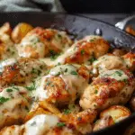 Garlic Parmesan Chicken and Potatoes (One-Pan Dinner)