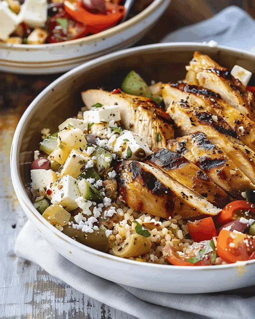 Greek Chicken Bowl