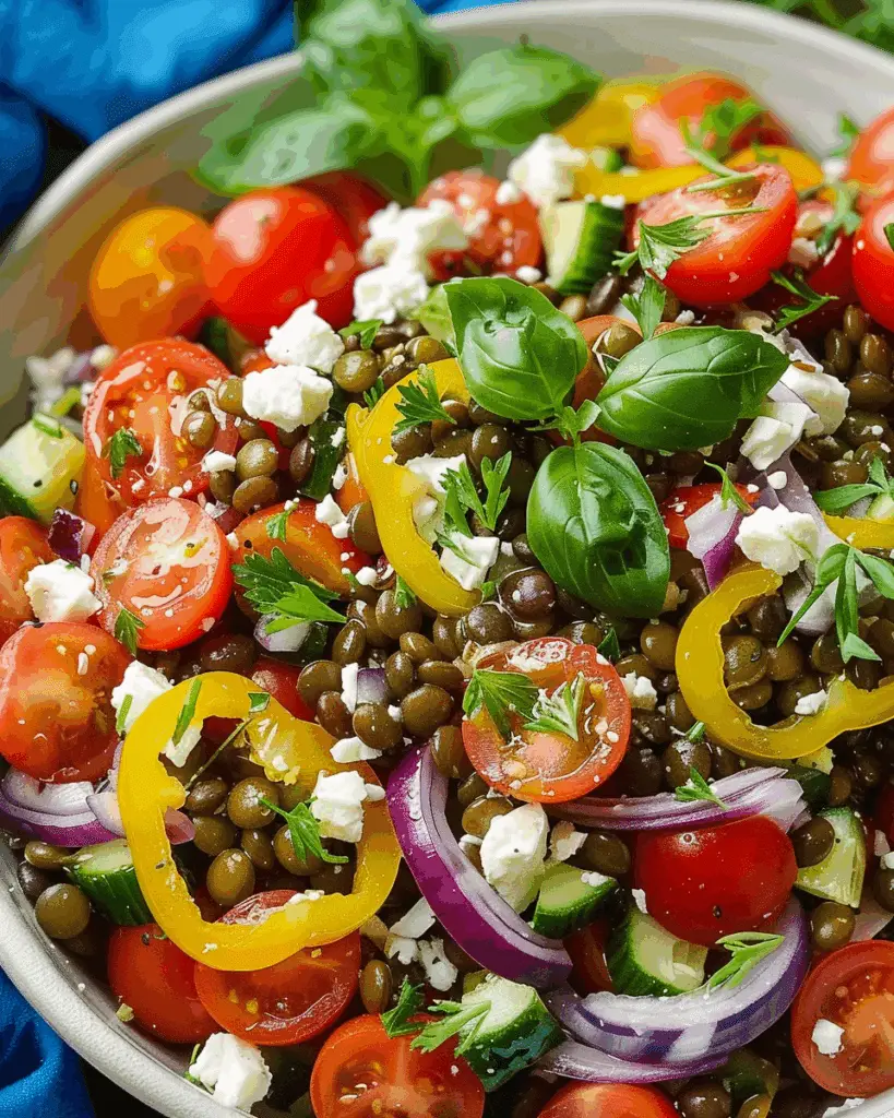 Mediterranean Lentil Salad