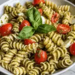 Pesto Caprese Pasta Salad