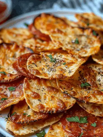 2 Ingredient Pizza Chips