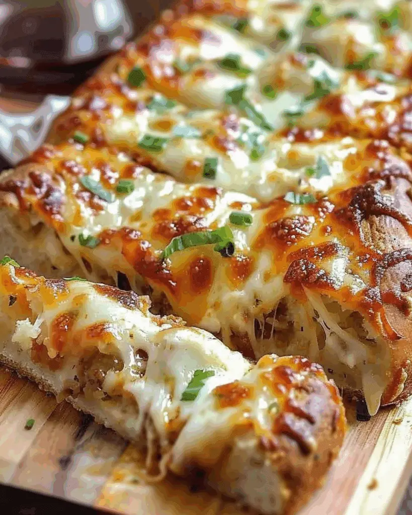 Cheesy Garbage Bread Delight