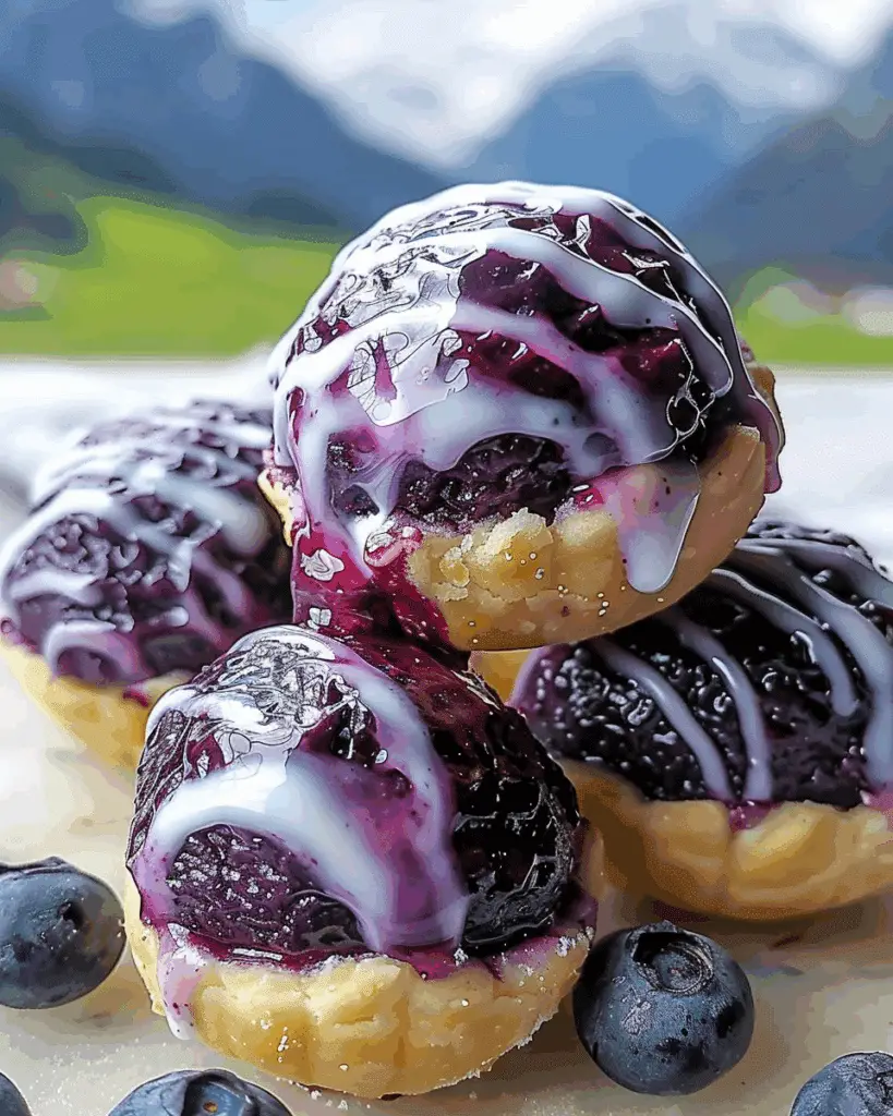 Easy Blueberry Pie Bombs Recipe – Organic Jam & Quick Biscuit Dessert