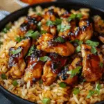Honey BBQ Chicken Rice