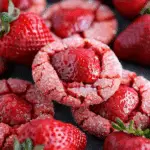 Strawberry Sugar Cookies with Sparkling Strawberry Sugar