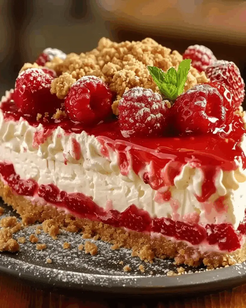 Berrylicious Strawberry Crunch Cheesecake