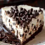 Chocolate Chip No Bake Cheesecake