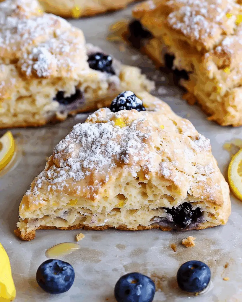 Lemon Blueberry Scones