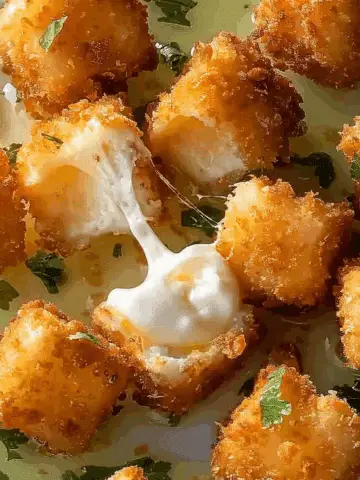 Mozzarella Fried Cheese Bites