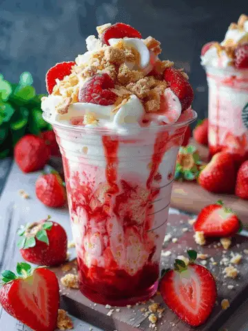 Strawberry Shortcake Frappuccino (Starbucks Copycat!)