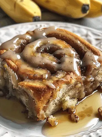 Banana Bread Cinnamon Rolls