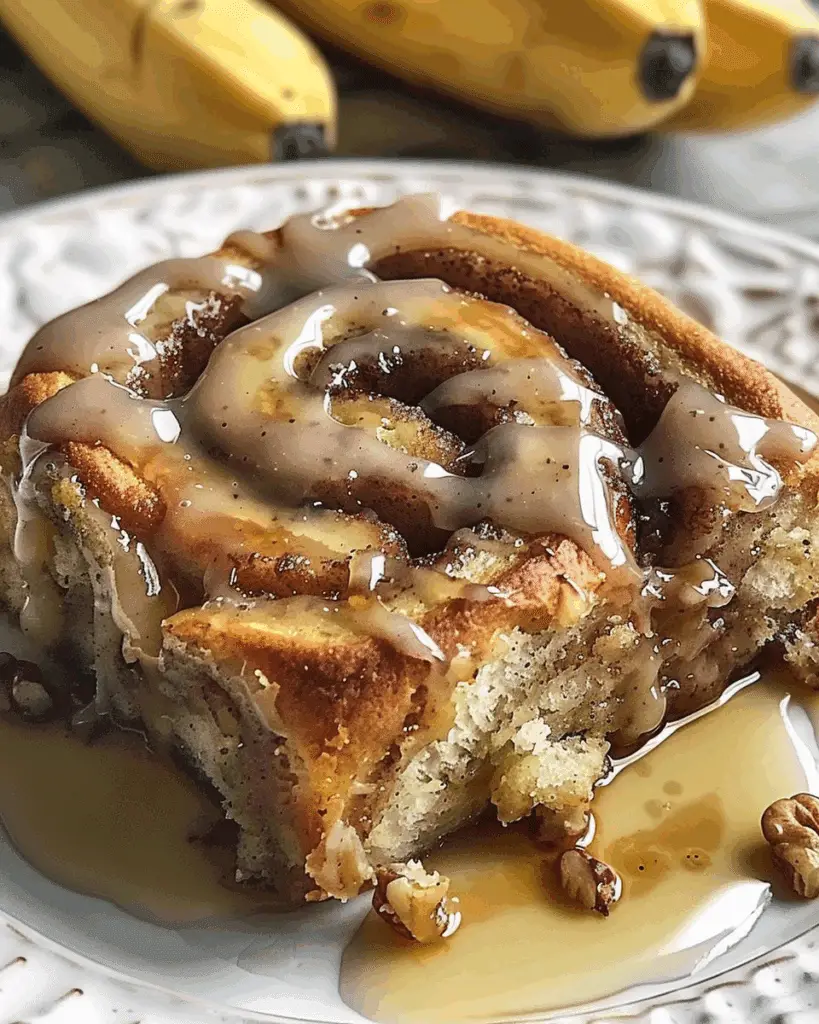 Banana Bread Cinnamon Rolls
