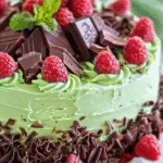 Mint Chocolate Cheesecake Cake
