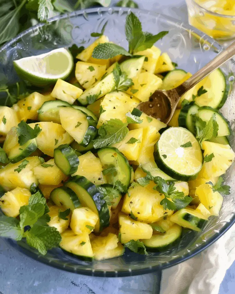 Pineapple Cucumber Salad