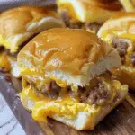 Cheesy Sausage and Egg Breakfast Sliders