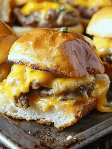 Cheesy Sausage and Egg Breakfast Sliders