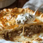 Sausage Gravy Puff Pie