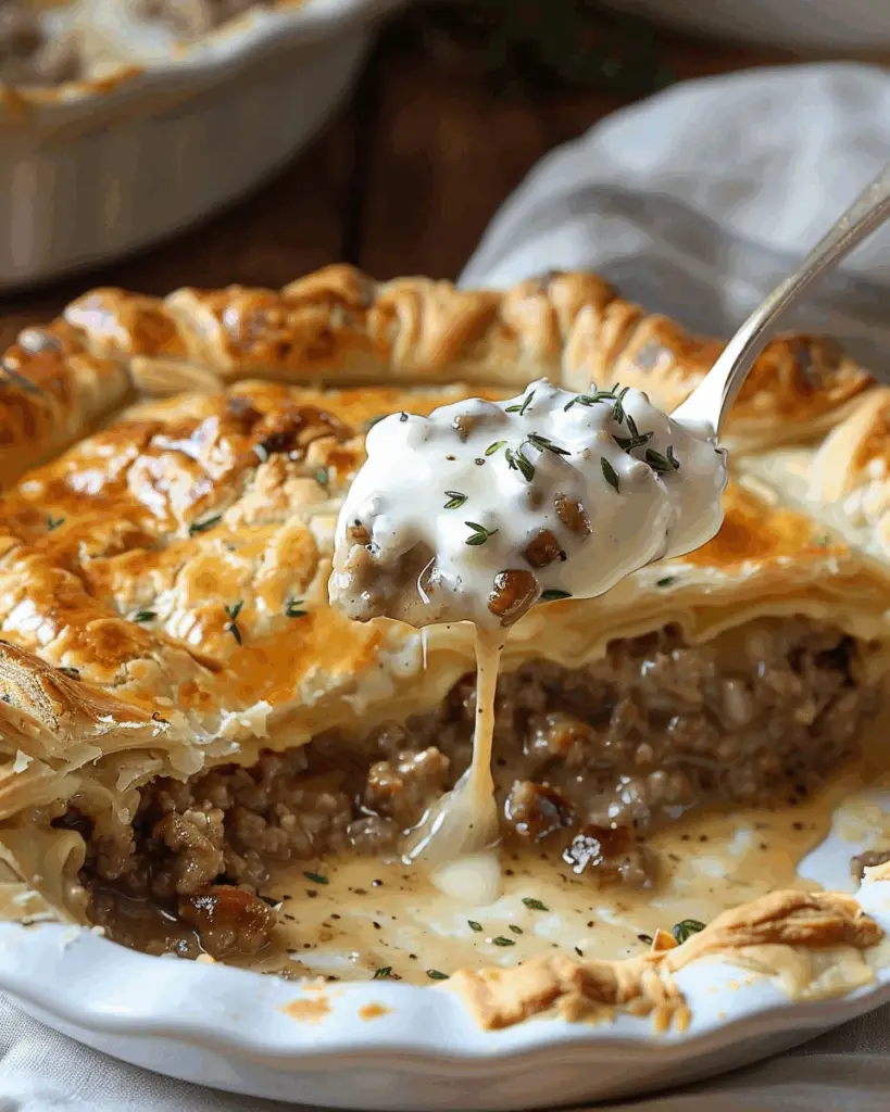 Sausage Gravy Puff Pie