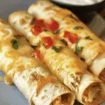 Baked Cream Cheese Chicken Taquitos