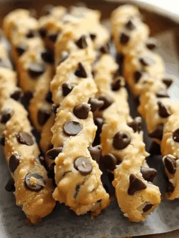 Chocolate Chip Cookie Dough Twists
