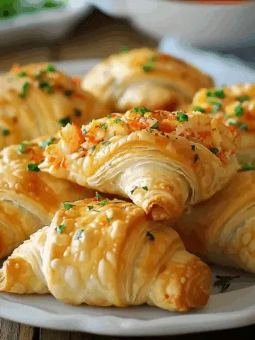 Flaky Crab-Stuffed Puff Pastry Bites