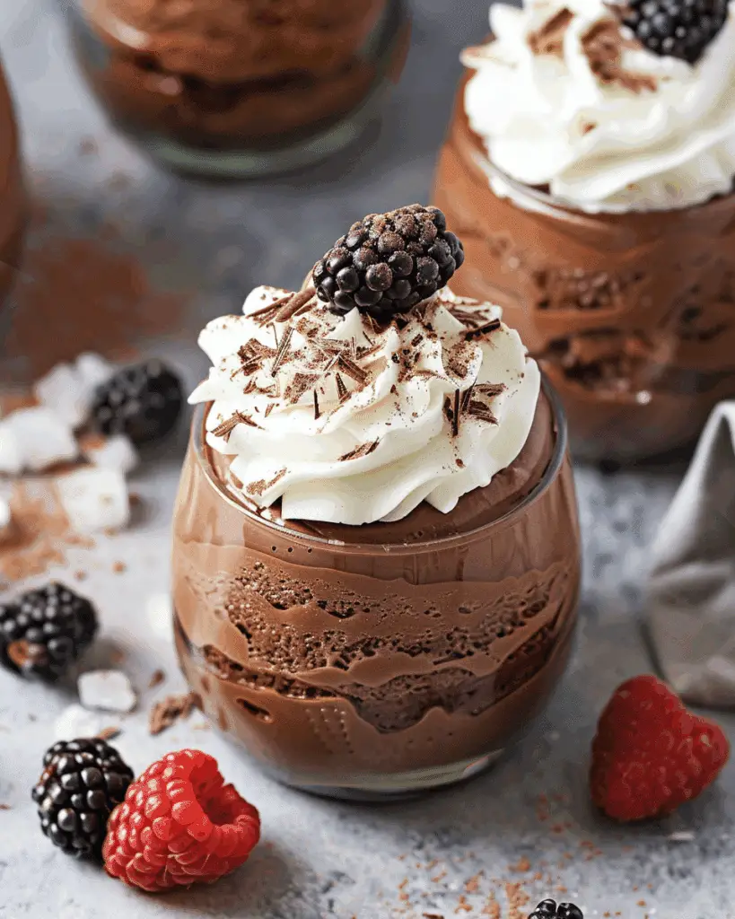 Easy Chocolate Mousse Recipe