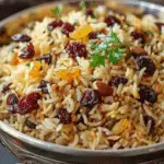 Iranian Rice with Nuts and Dried Fruits