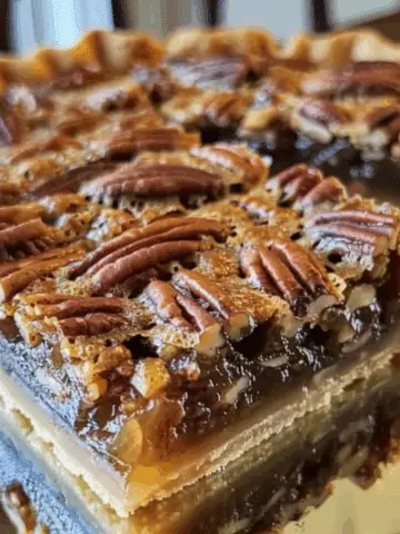 Lazy Girl Pecan Pie Bars