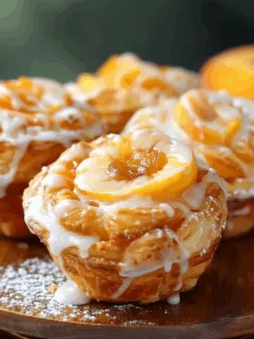 Peach Pie Cruffins: A Cozy, Flaky Twist on a Classic Dessert