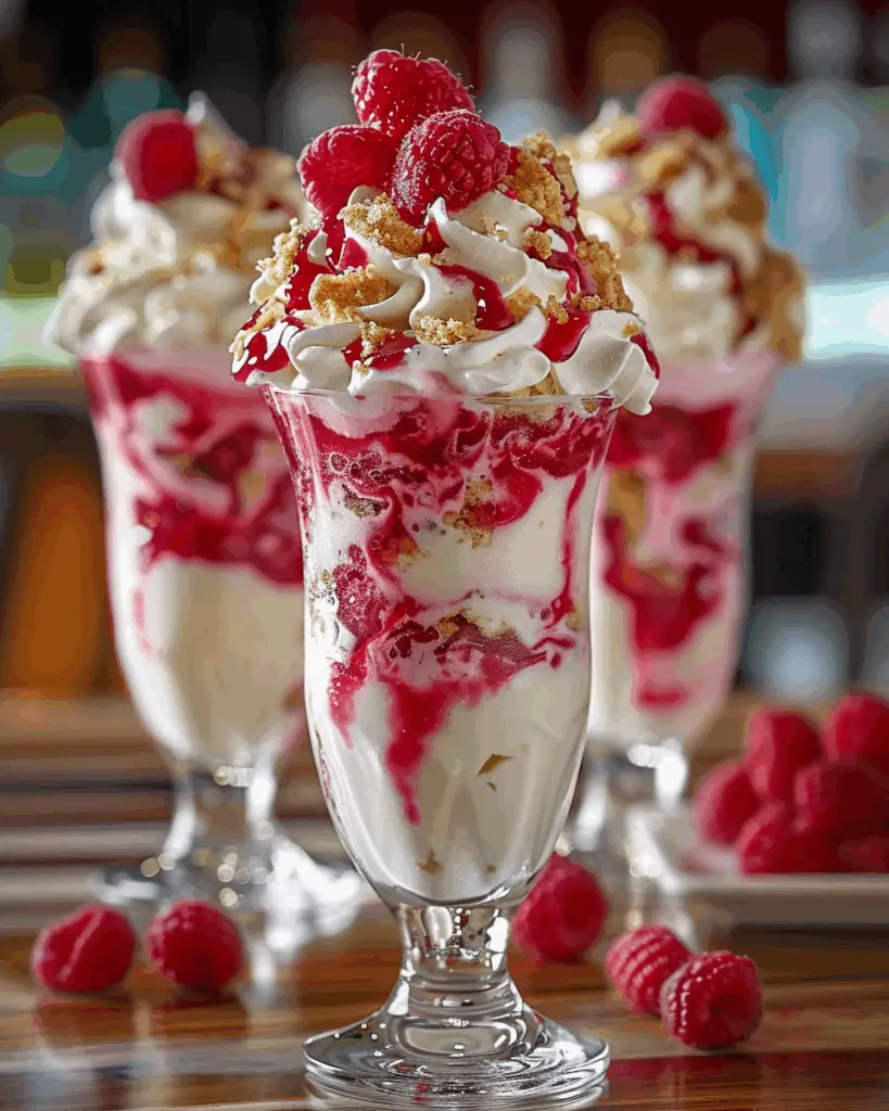 Refreshing Raspberry Cheesecake Freakshake