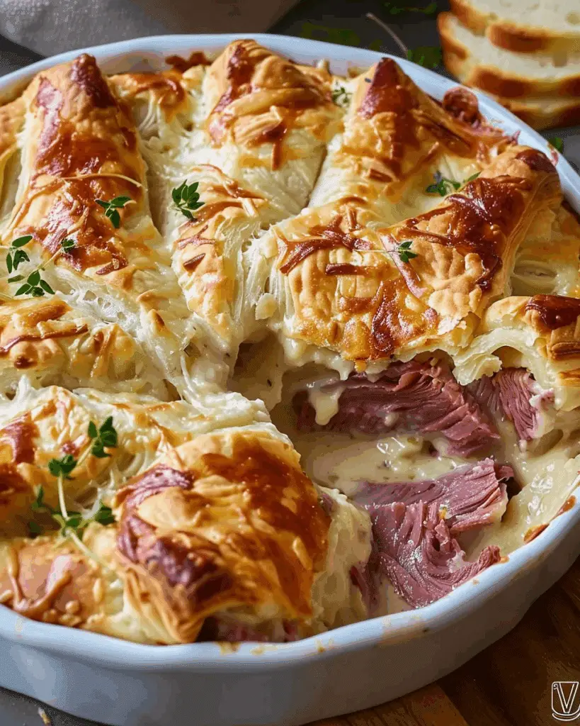 Reuben Crescent Bake