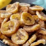 Cinnamon-Sugar Air Fryer Banana Chips