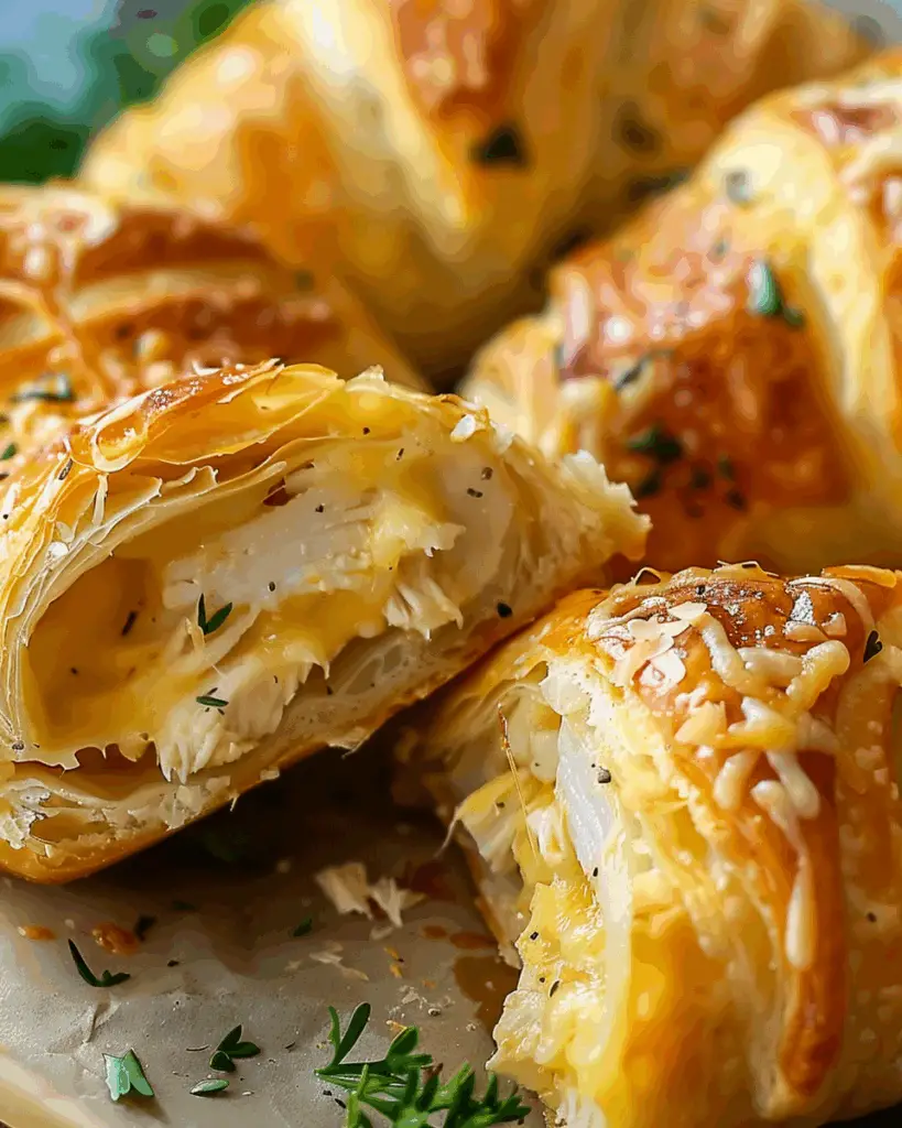 Easy Cheesy Chicken Crescent Rolls